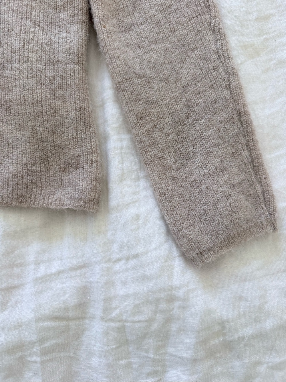 Sezane Gaspard Cardigan in Light Beige - Picture 7 of 9